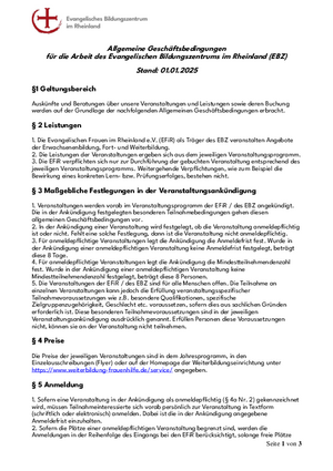 AGB Weiterbildung