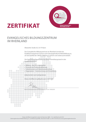 Qualitätsmanagement nach Gütesiegel